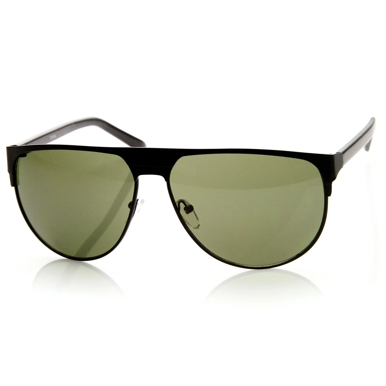 Modern Euro Full Metal Flat Top Aviator Sunglasses 8827 sold by ZeroUV product image thumbnail 4
