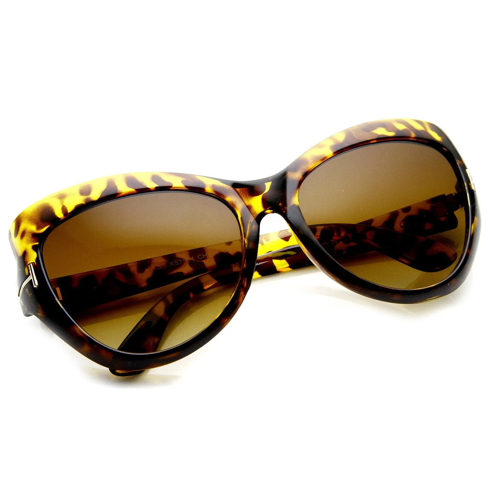 Glamorous High Fashion Designer Womens Cat Eye Sunglasses 8934 sold by ZeroUV product image thumbnail 3