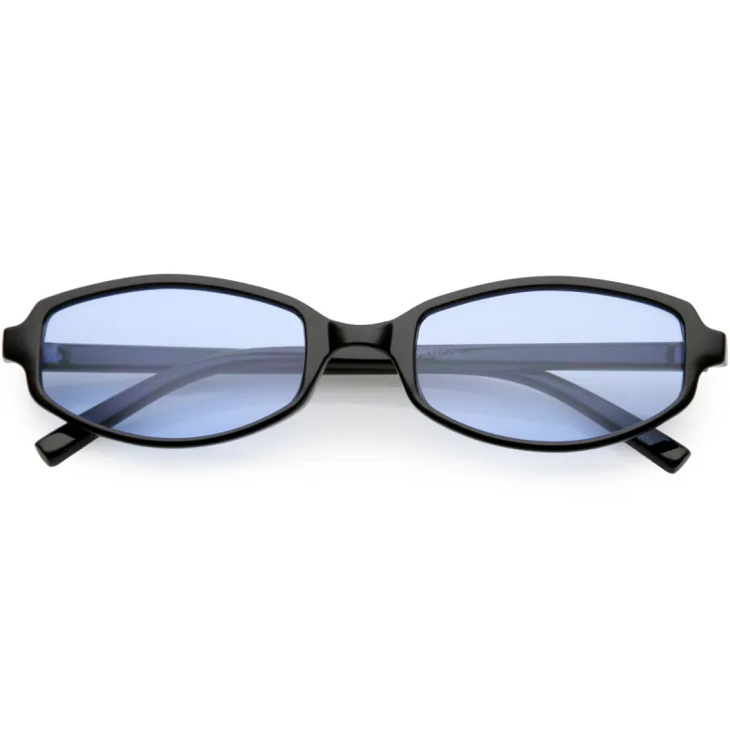 Retro Small Rectangle Color Toned Lens Sunglasses C751 sold by ZeroUV