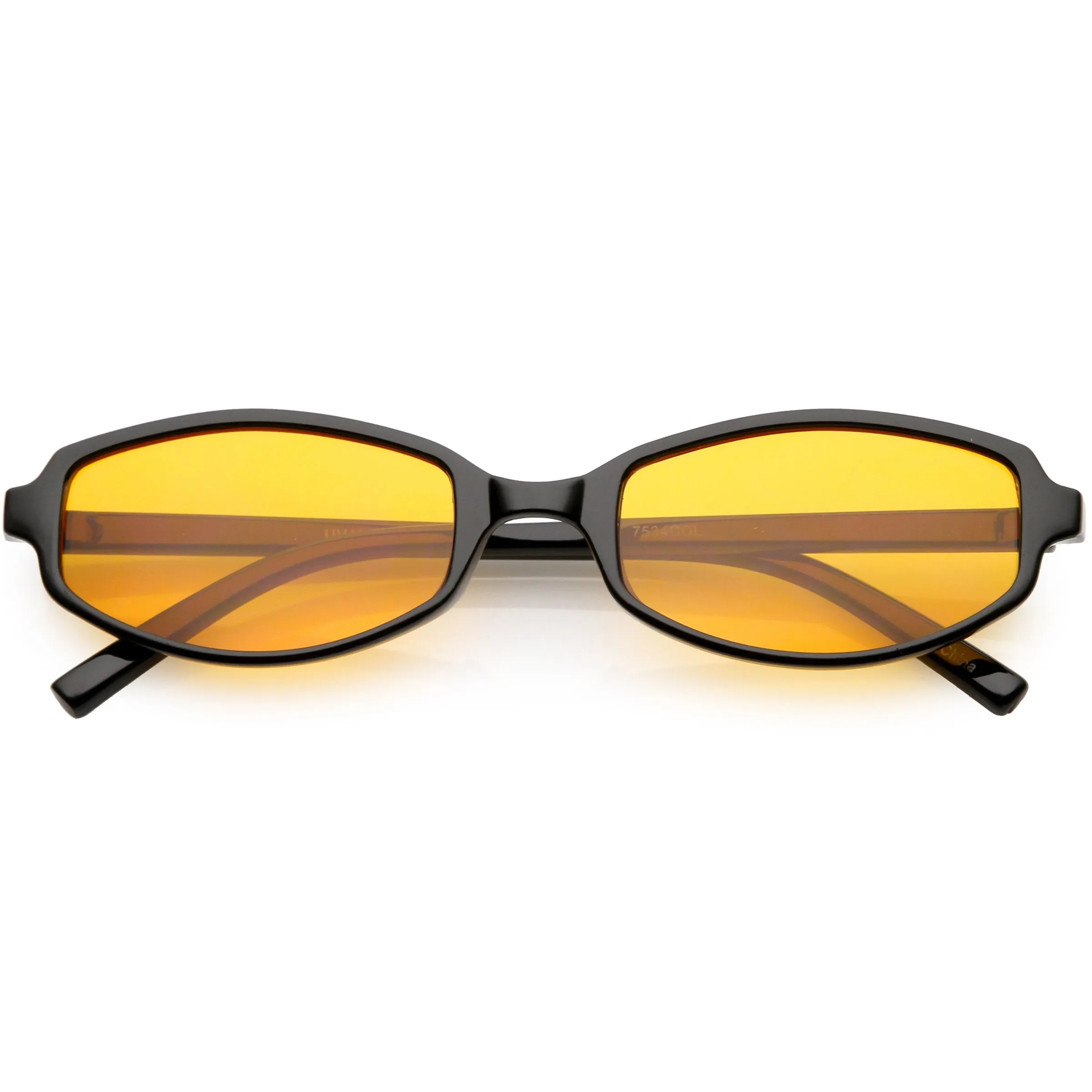 Retro Small Rectangle Color Toned Lens Sunglasses C751 sold by ZeroUV product image thumbnail 5