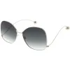 Oversize Women's Flat Lens Butterfly Metal Sunglasses C211 sold by ZeroUV