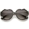 Women's Oversize Heart Shaped Sunglasses A224 sold by ZeroUV