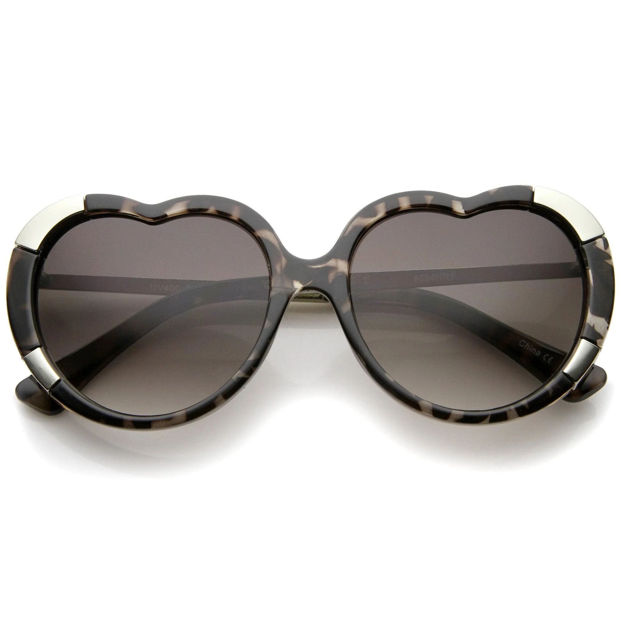 Women's Oversize Heart Shaped Sunglasses A224 sold by ZeroUV