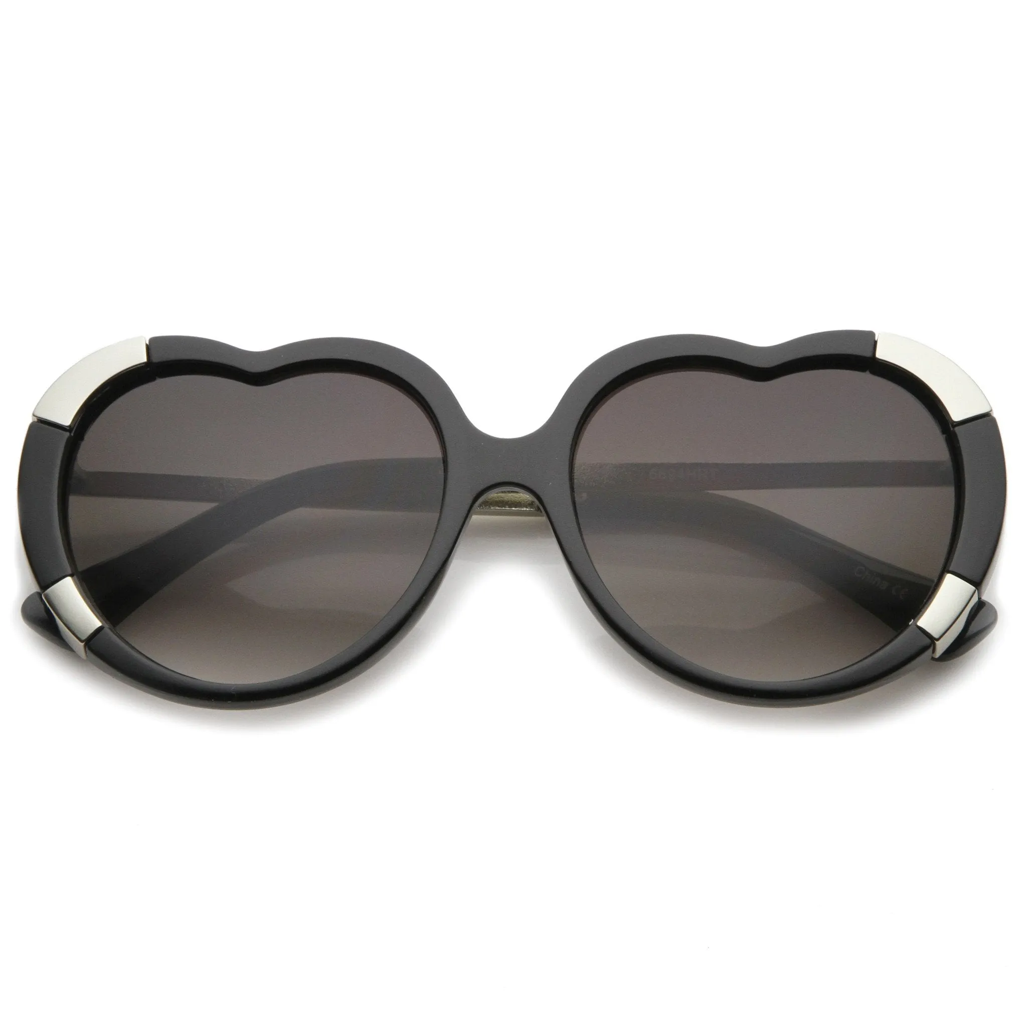 Women's Oversize Heart Shaped Sunglasses A224 sold by ZeroUV product image thumbnail 5