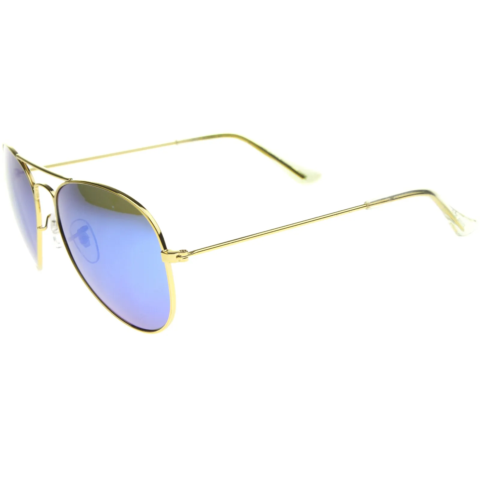 Classic Metal Mirrored Coated lens Aviator Sunglasses C774 sold by ZeroUV product image thumbnail 3