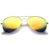 Classic Metal Mirrored Coated lens Aviator Sunglasses C774 sold by ZeroUV