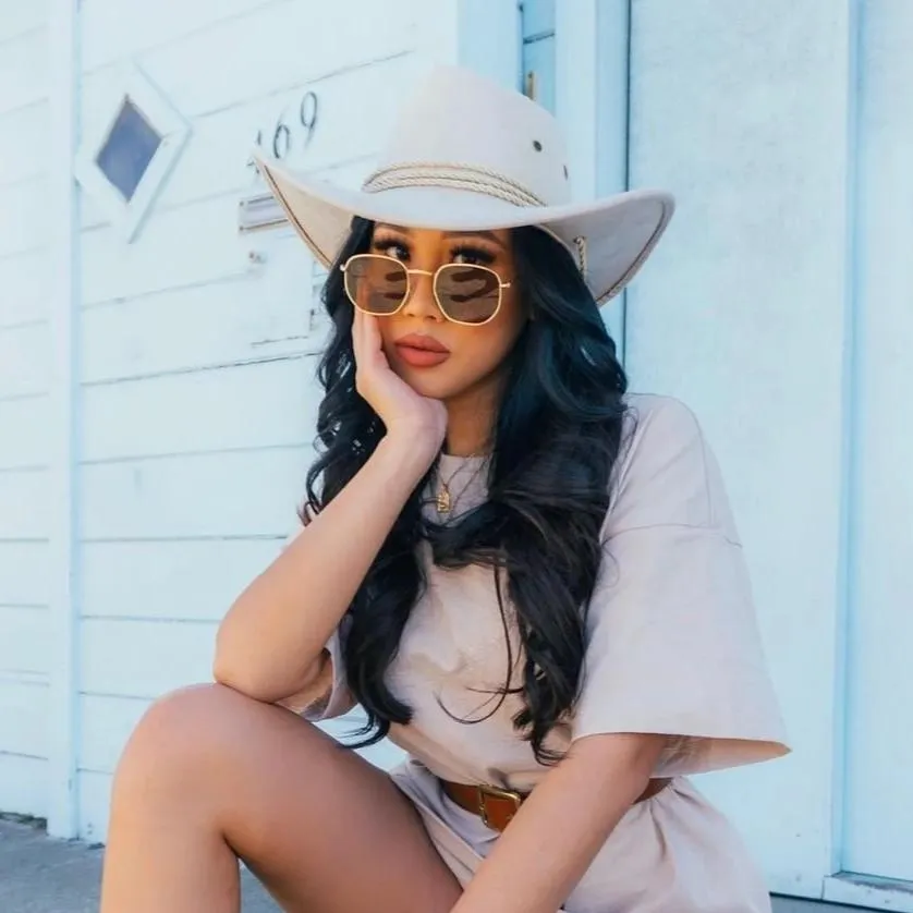 Retro Modern Geometric Hexagon Frame Dapper Sunglasses C455 sold by ZeroUV product image thumbnail 2