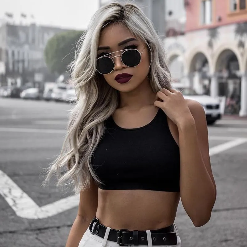 Dapper Double Crossbar Flat Front Round Aviator Sunglasses A144 sold by ZeroUV product image thumbnail 3