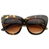 Designer Fashion Oversize Cat Eye Sunglasses 8300 sold by ZeroUV