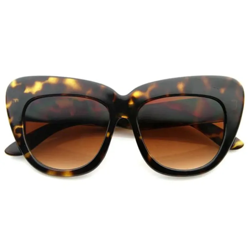 Designer Fashion Oversize Cat Eye Sunglasses 8300 sold by ZeroUV