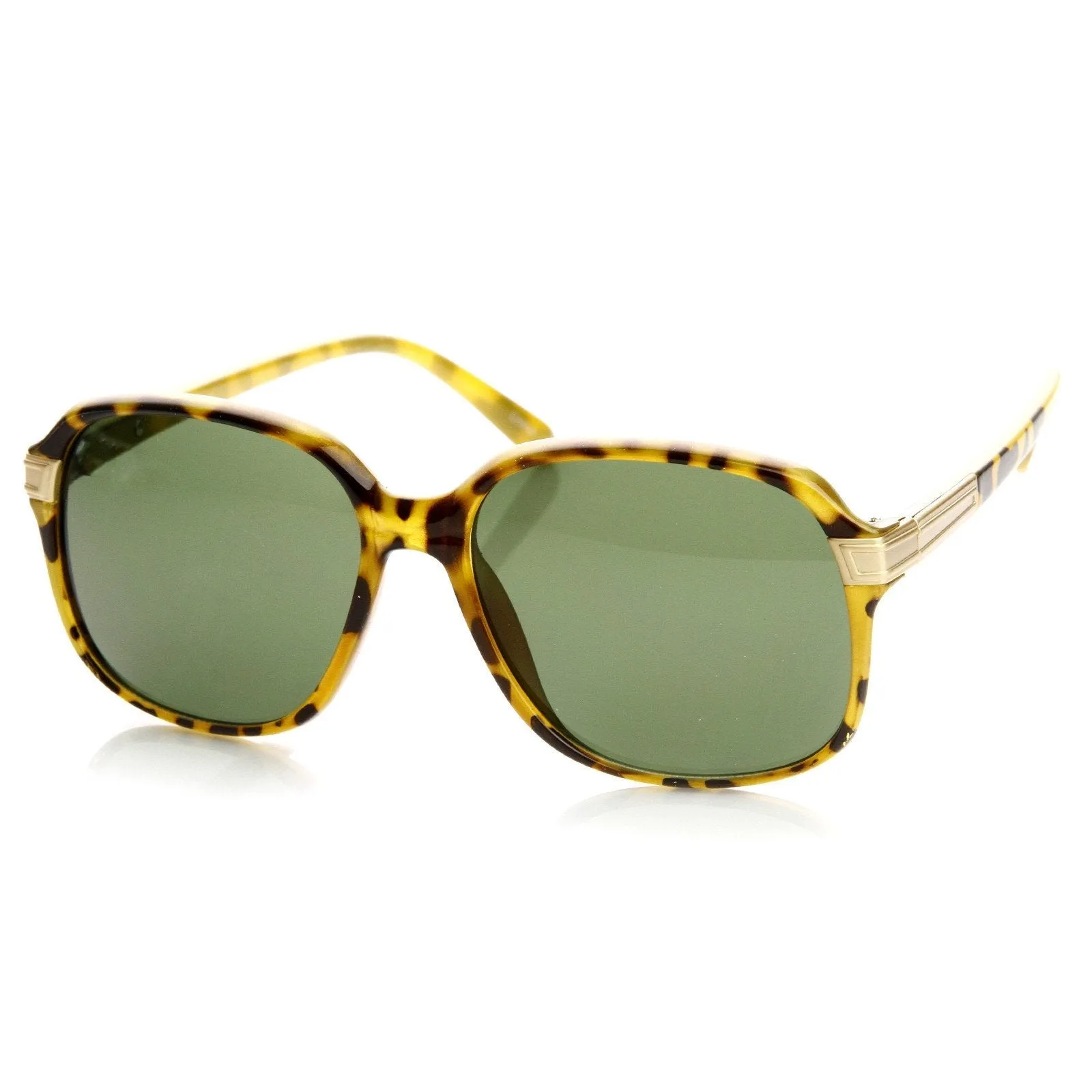 Retro European Square Fashion Womens Sunglasses 8828 sold by ZeroUV product image thumbnail 2