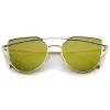 Women's Retro Modern Flat Mirror Lens Sunglasses A898 sold by ZeroUV