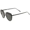 Women's Retro Modern Flat Mirror Lens Sunglasses A898 sold by ZeroUV