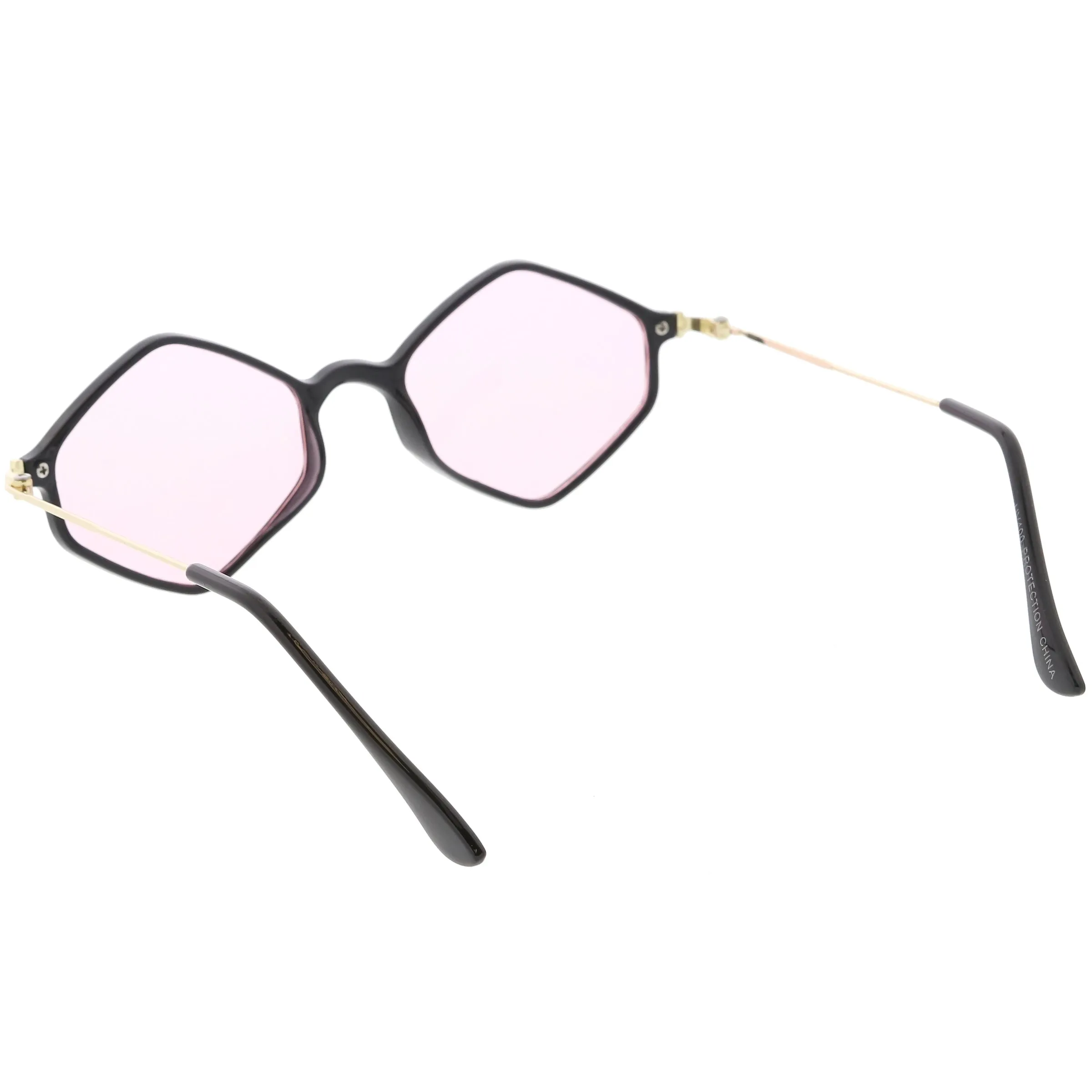 Retro Color Tone Hexagon Diamond Shape Sunglasses C740 sold by ZeroUV product image thumbnail 5
