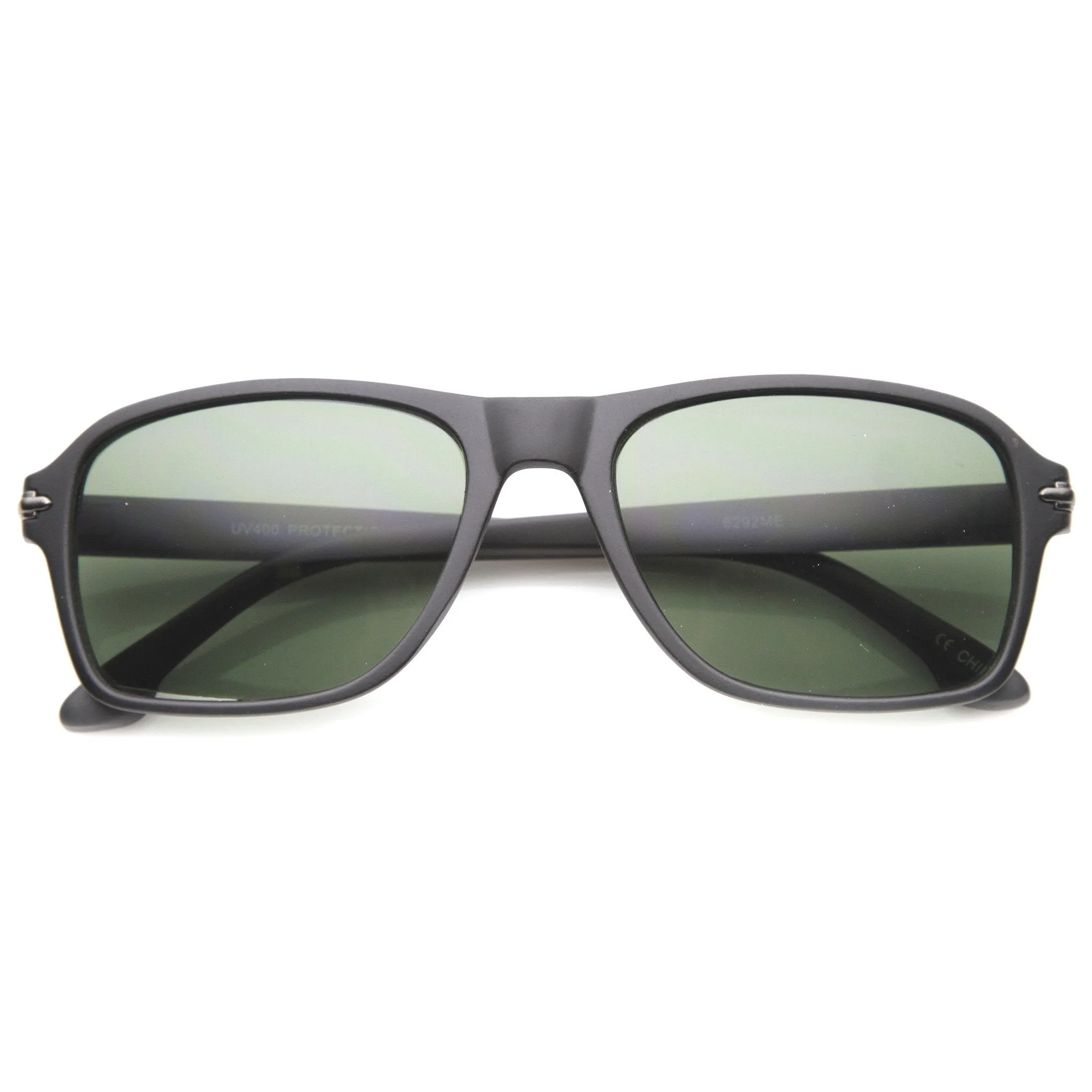 Men's Euro Rectangle Frame Fashion Sunglasses 9875 sold by ZeroUV product image thumbnail 2