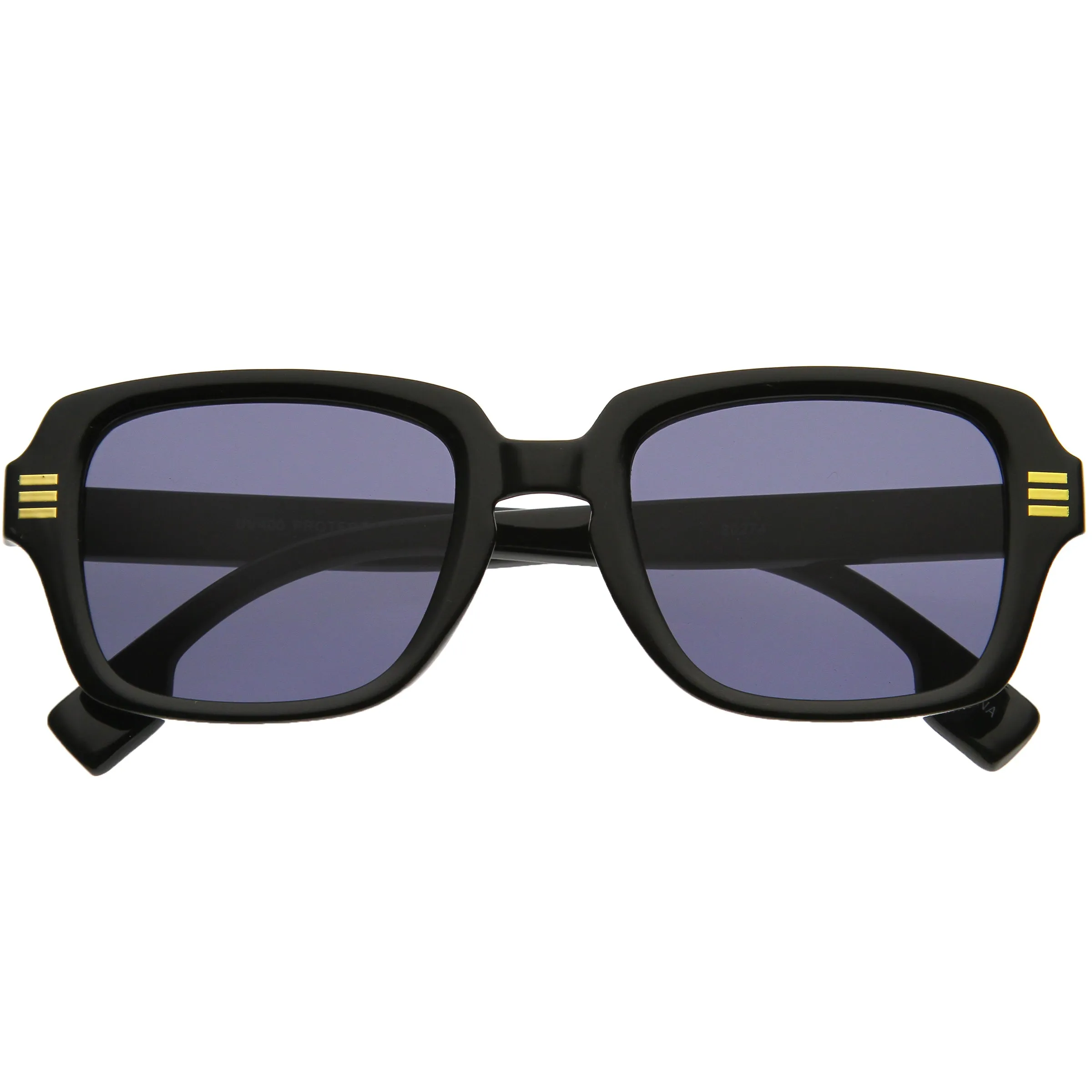 Everyday Mid Temple Horn Rimmed Square Sunglasses D315 sold by ZeroUV product image thumbnail 4