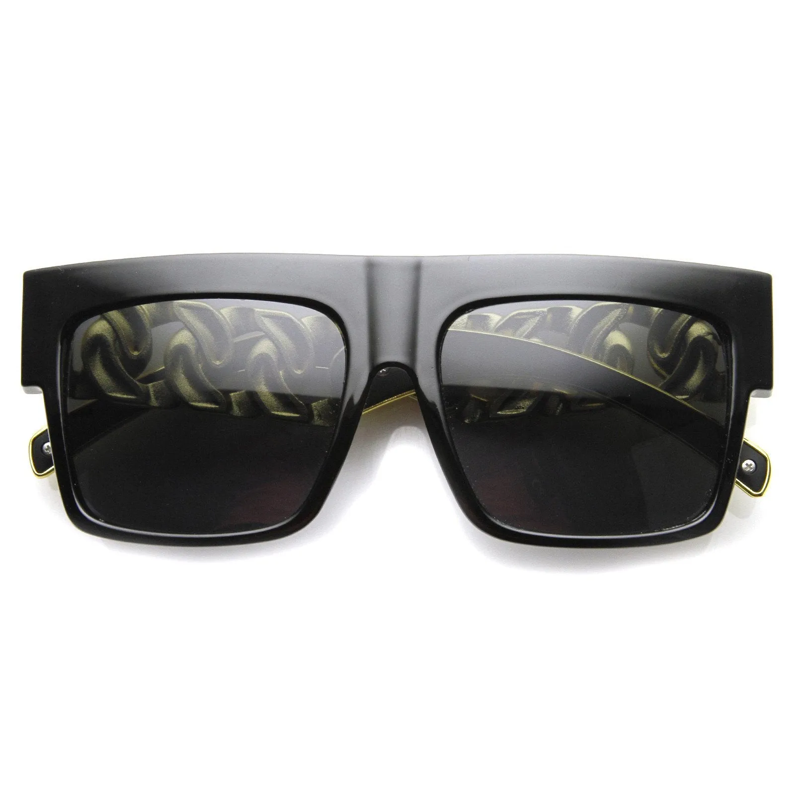 High Fashion Designer Inspired Metal Chain Arm Block Sunglasses 9126 sold by ZeroUV product image thumbnail 3