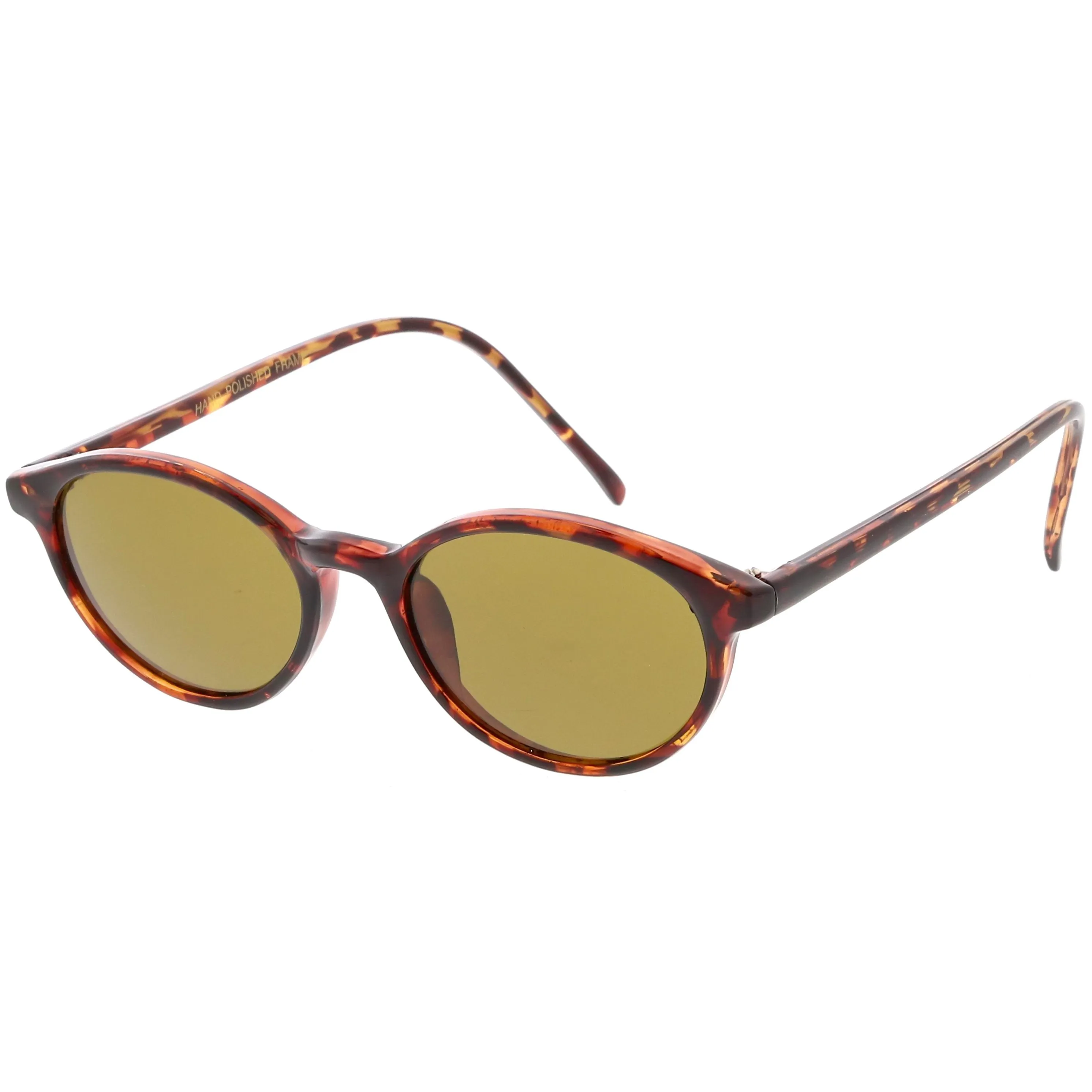 True Vintage Euro Round Oval Indie Dapper Sunglasses C657 sold by ZeroUV product image thumbnail 5