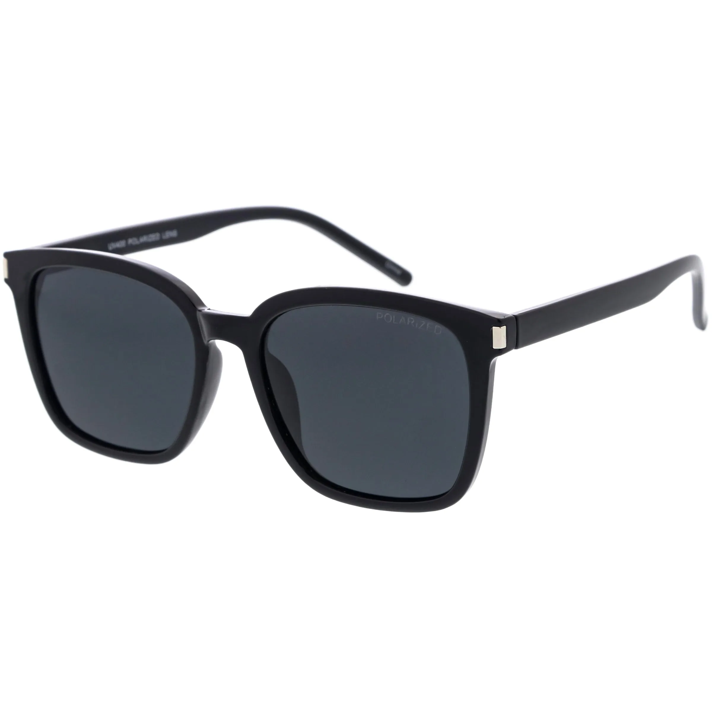 Elegant Chic Polarized Lightweight Horn Rimmed Square Sunglasses D212 sold by ZeroUV product image thumbnail 5