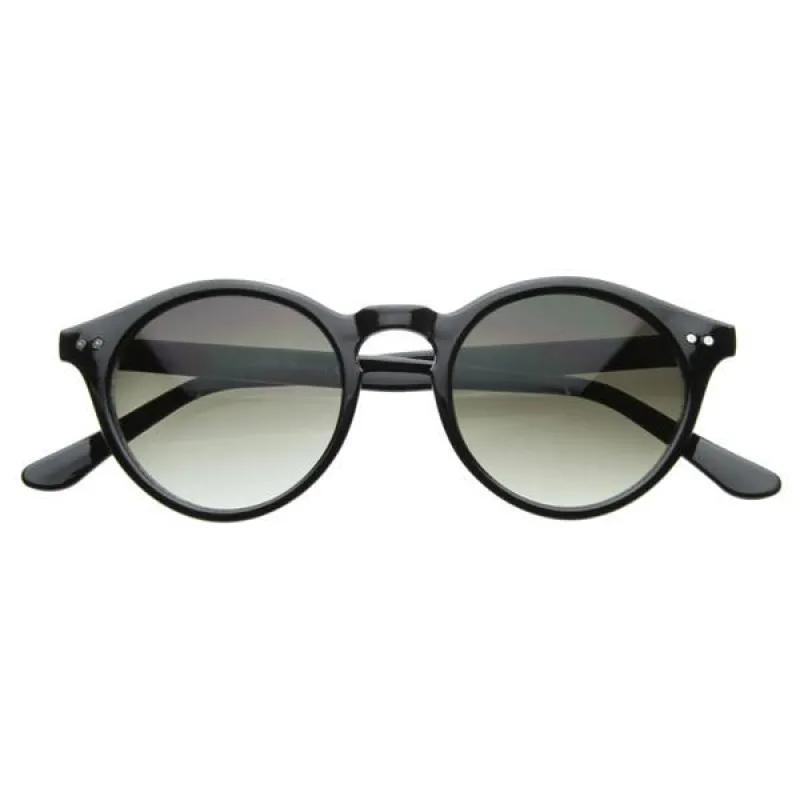 Vintage Inspired Key Hole Round Spectacles P3 Sunglasses 7055 sold by ZeroUV
