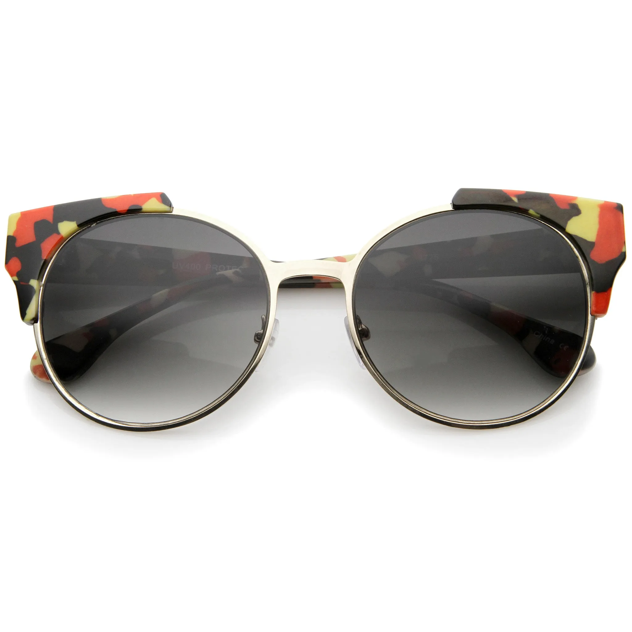 Modern Indie Corner Accent Cat Eye Sunglasses A223 sold by ZeroUV product image thumbnail 4