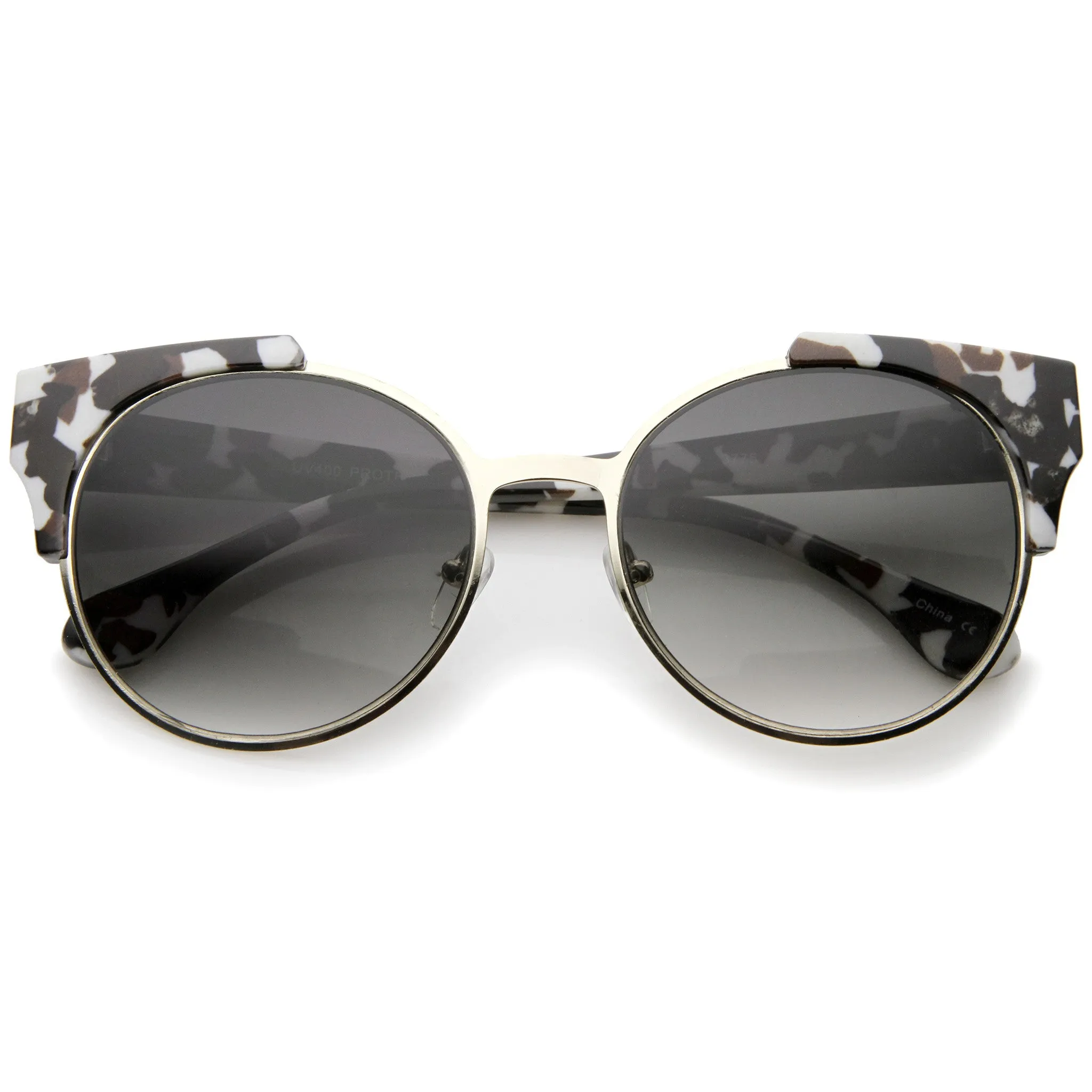 Modern Indie Corner Accent Cat Eye Sunglasses A223 sold by ZeroUV product image thumbnail 5