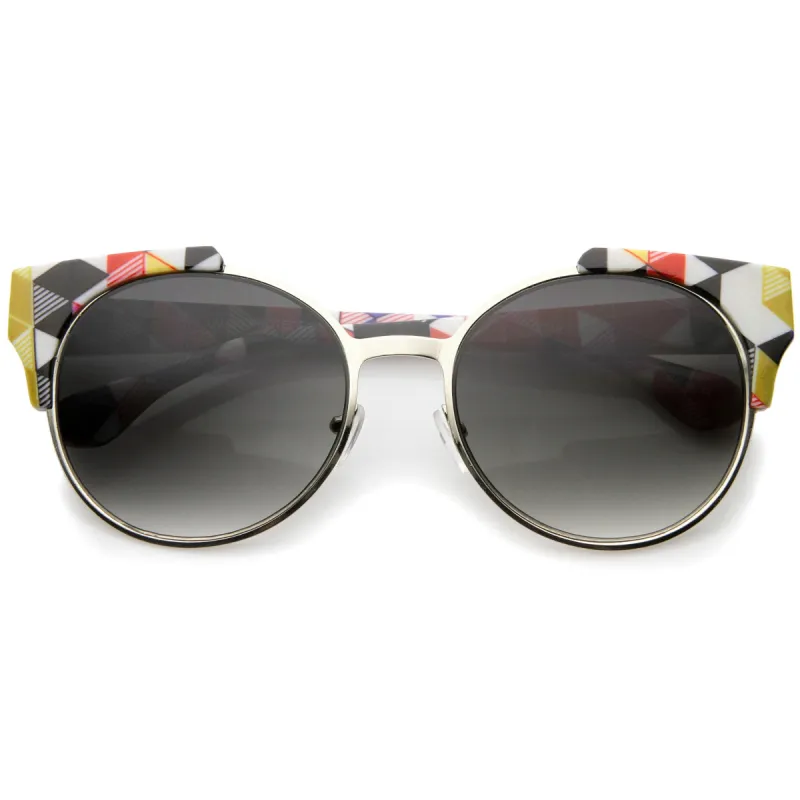 Modern Indie Corner Accent Cat Eye Sunglasses A223 sold by ZeroUV