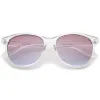 Retro Horned Rim Gradient Flat Lens Sunglasses A461 sold by ZeroUV