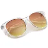 Retro Horned Rim Gradient Flat Lens Sunglasses A461 sold by ZeroUV