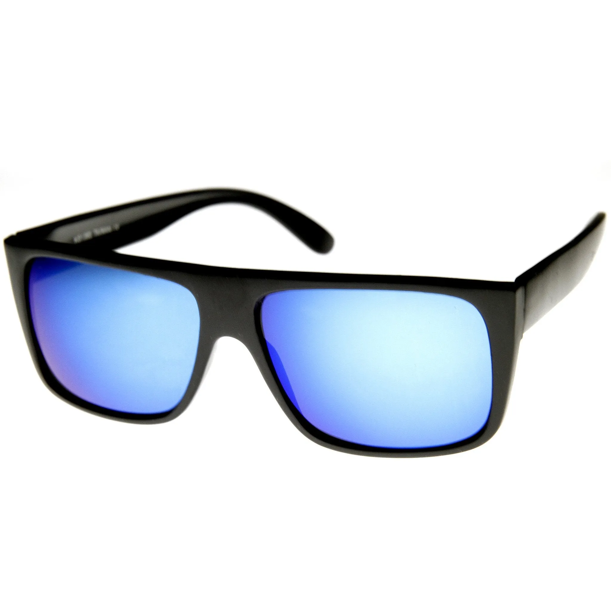 Retro Flat Top Street Wear Flash Mirror Lens Sunglasses 9452 sold by ZeroUV product image thumbnail 4