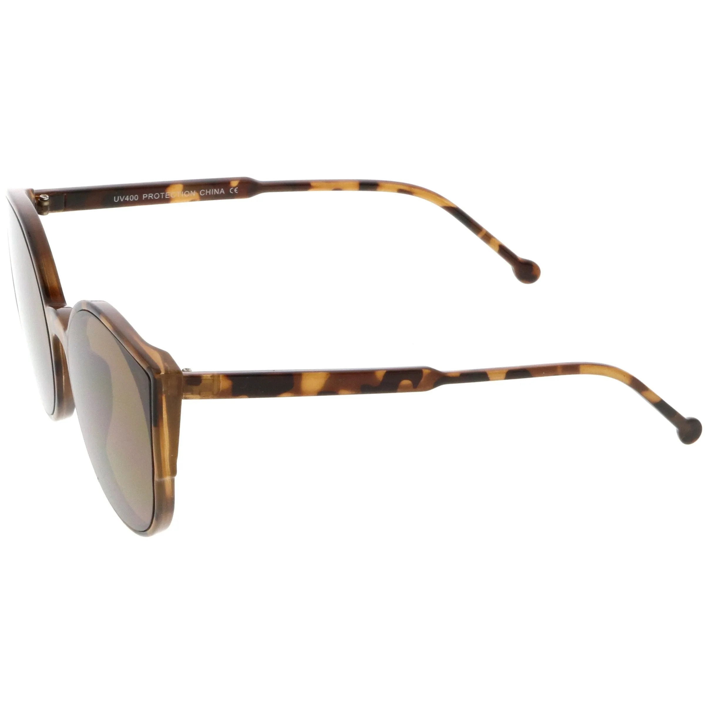 Retro Modern Slim Profile Flat Lens Cat Eye Sunglasses A941 sold by ZeroUV product image thumbnail 3