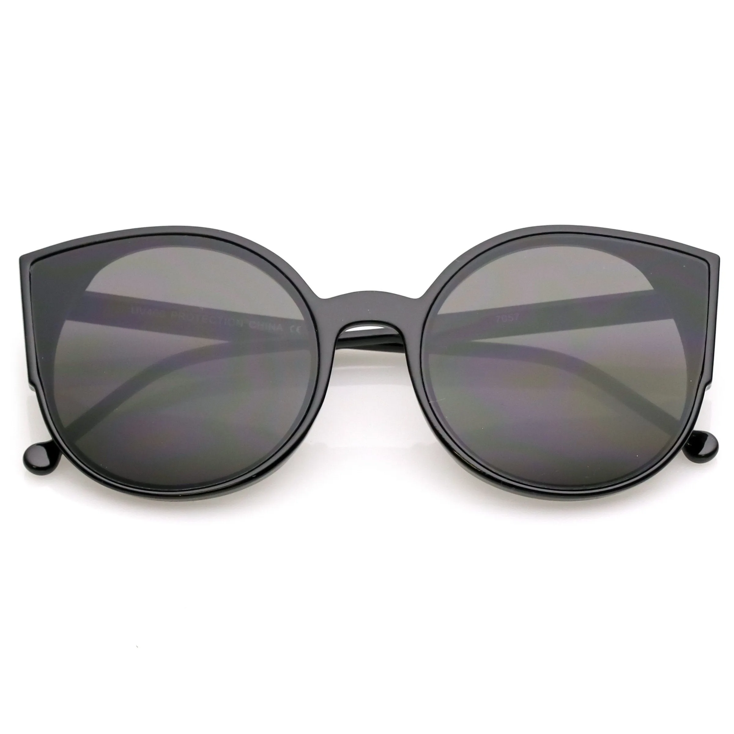 Retro Modern Slim Profile Flat Lens Cat Eye Sunglasses A941 sold by ZeroUV product image thumbnail 5
