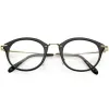 Vintage Inspired Dapper P3 Horned Rim Clear Lens Glasses C665 sold by ZeroUV