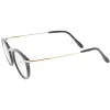 Vintage Inspired Dapper P3 Horned Rim Clear Lens Glasses C665 sold by ZeroUV