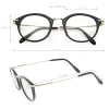 Vintage Inspired Dapper P3 Horned Rim Clear Lens Glasses C665 sold by ZeroUV