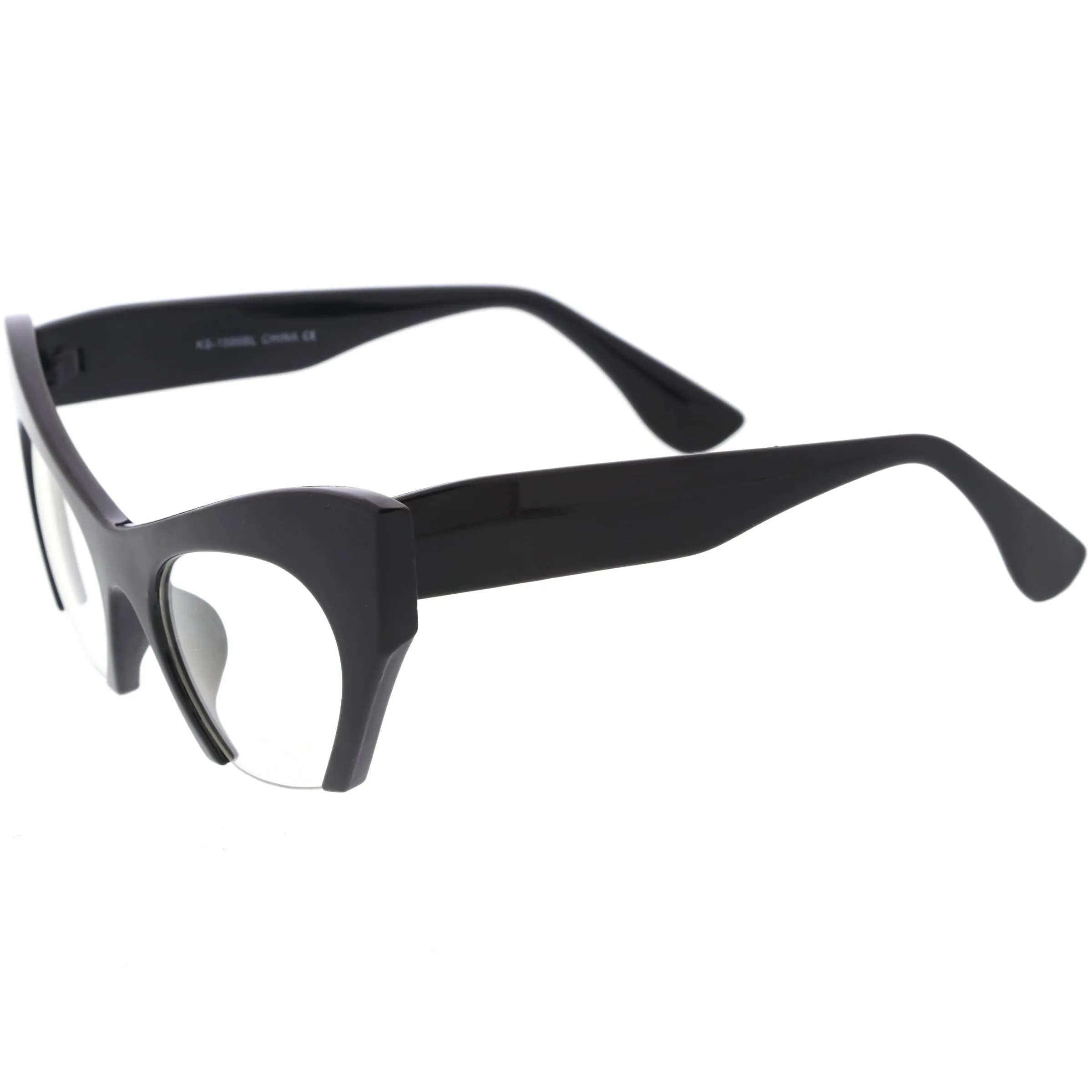 Modern Cat Eye Buttom Cut Blue Light Glasses D286 sold by ZeroUV product image thumbnail 3