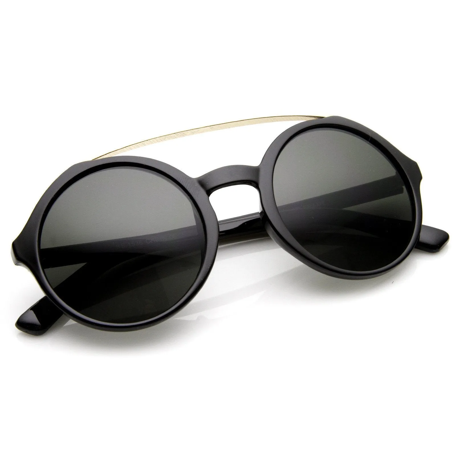 Retro Fashion Round Circle Steampunk Fashion Sunglasses 8935 sold by ZeroUV product image thumbnail 4