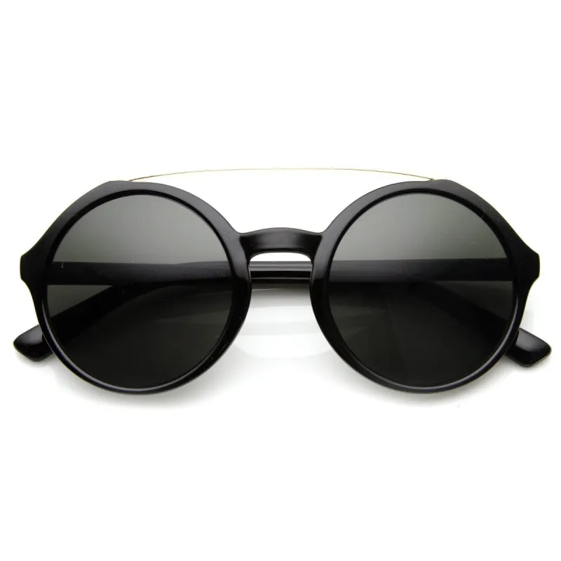 Retro Fashion Round Circle Steampunk Fashion Sunglasses 8935 sold by ZeroUV