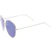 Oversize Retro Modern Mirrored Flat Lens Aviator Sunglasses C856 sold by ZeroUV