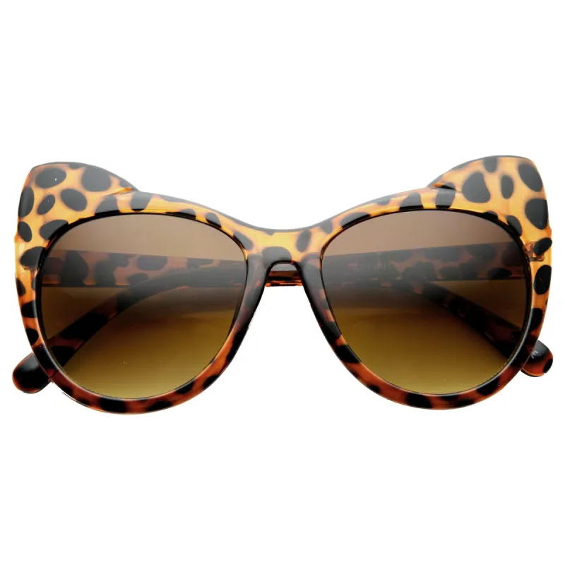 Women's Oversize Cat Eye Ear Tip Sunglasses 9692 sold by ZeroUV