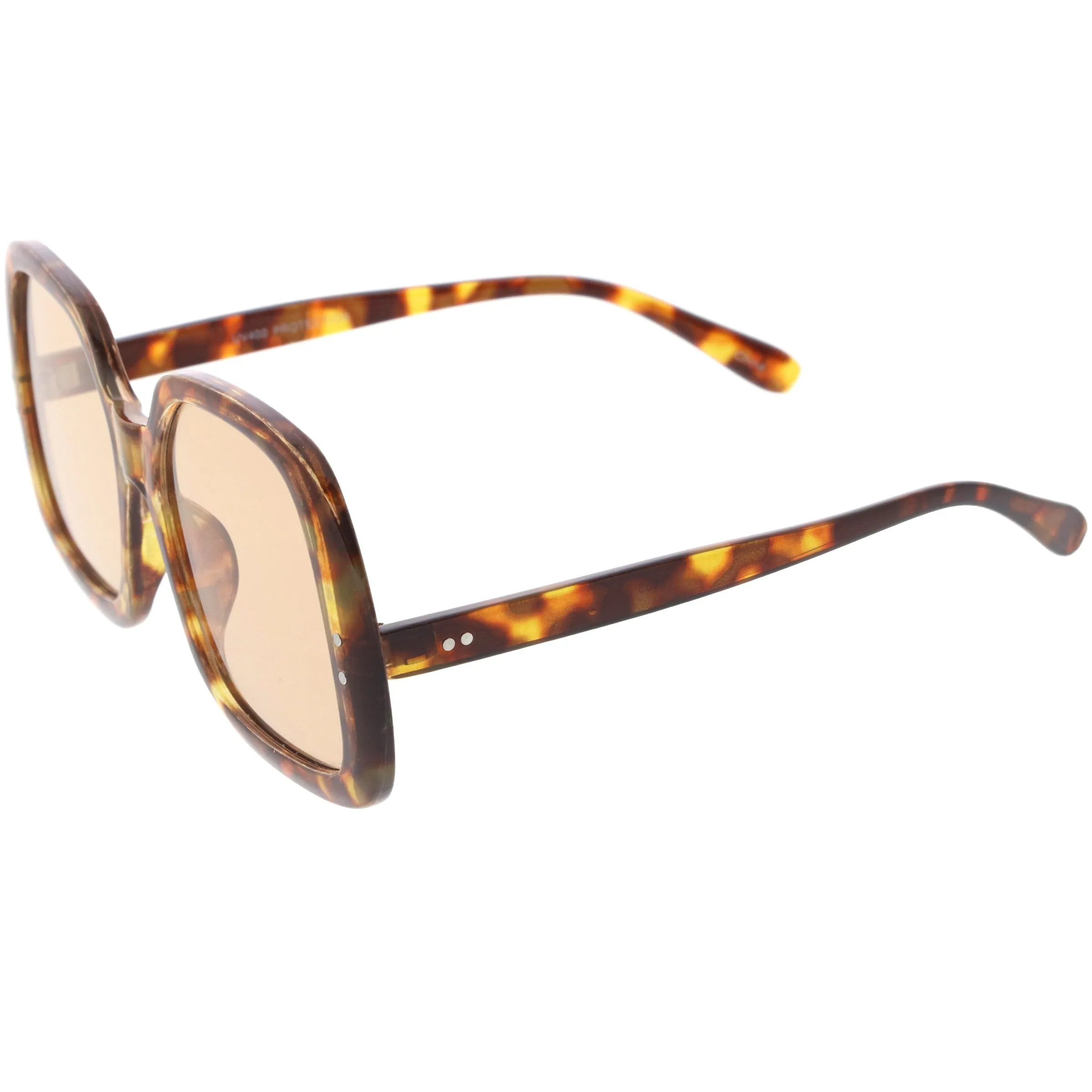 Glam Retro Fabulous Fashion Oversized Square Sunglasses D205 sold by ZeroUV product image thumbnail 3