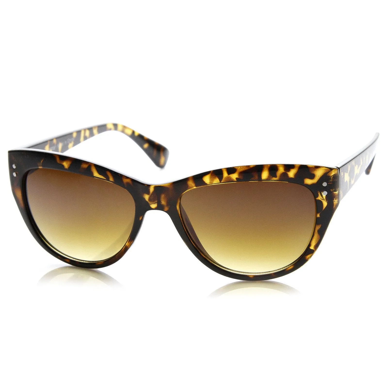 Womens Retro Riveted Cat eye Sunglasses 8996 sold by ZeroUV product image thumbnail 2