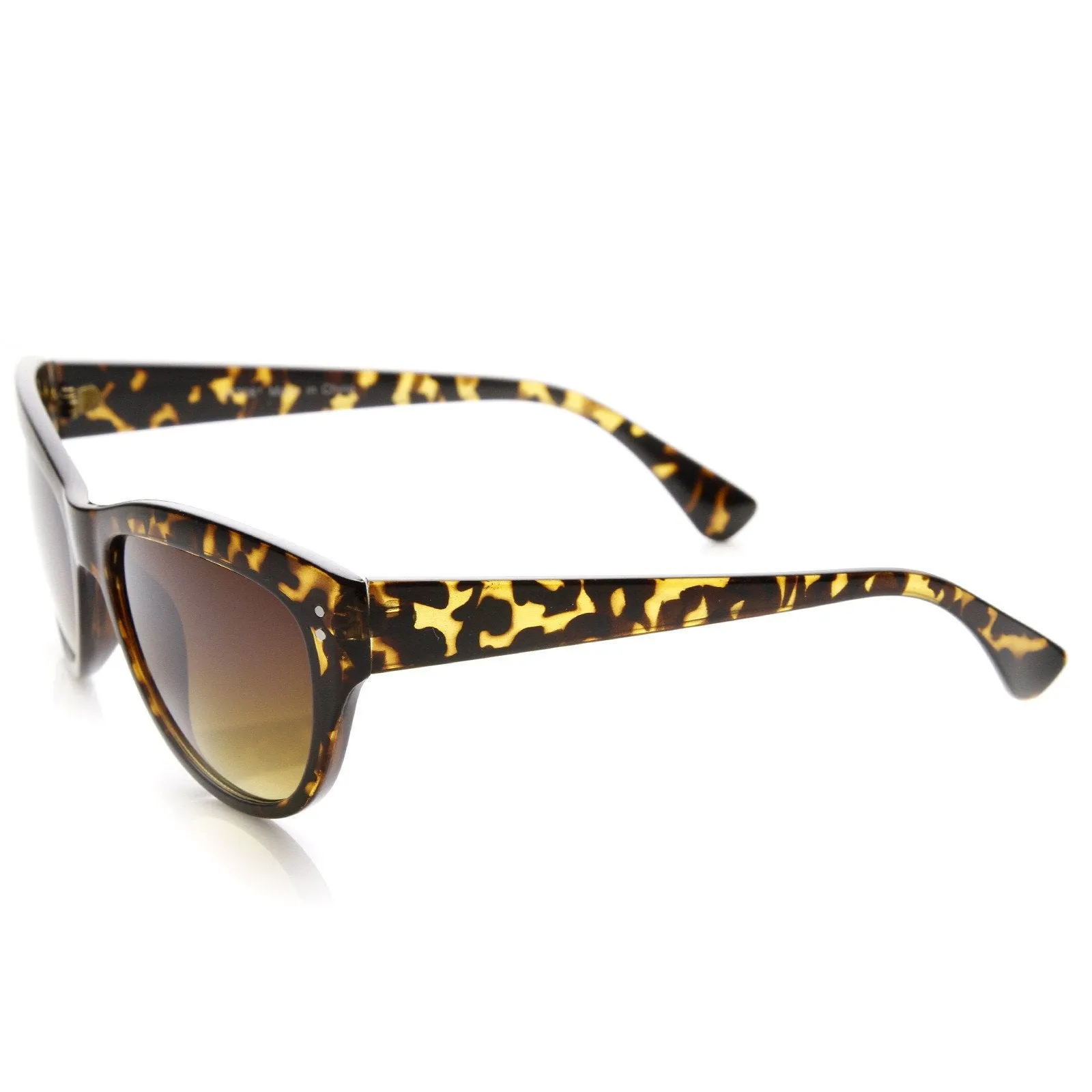 Womens Retro Riveted Cat eye Sunglasses 8996 sold by ZeroUV product image thumbnail 3