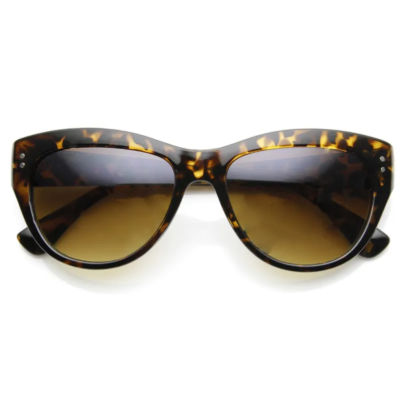 Womens Retro Riveted Cat eye Sunglasses 8996 sold by ZeroUV