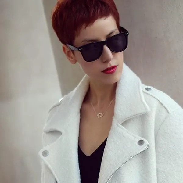 Classic Large Polarized Lens Horned Rim Sunglasses sold by ZeroUV product image thumbnail 5