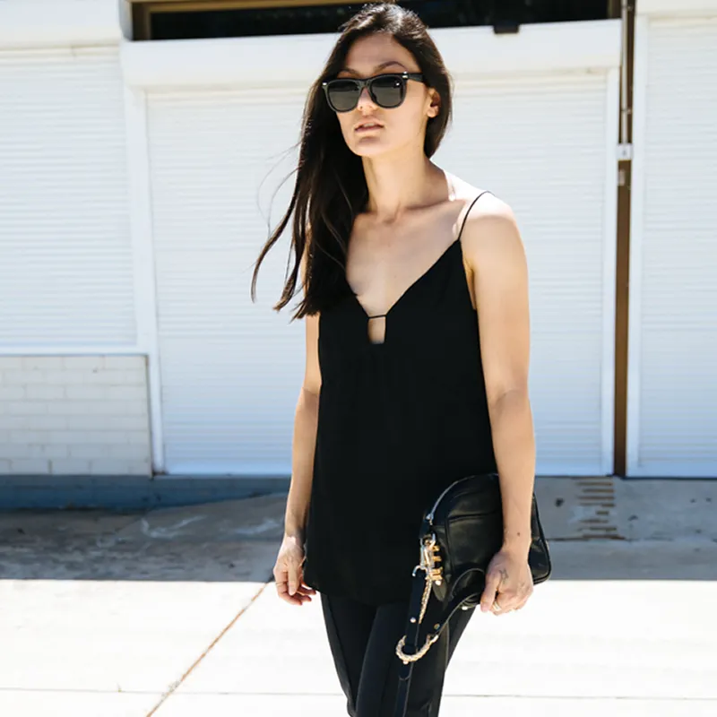 Classic Large Polarized Lens Horned Rim Sunglasses sold by ZeroUV product image thumbnail 4