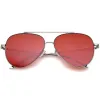 Retro Color Tone Color Flat Lens Aviator Sunglasses A967 sold by ZeroUV