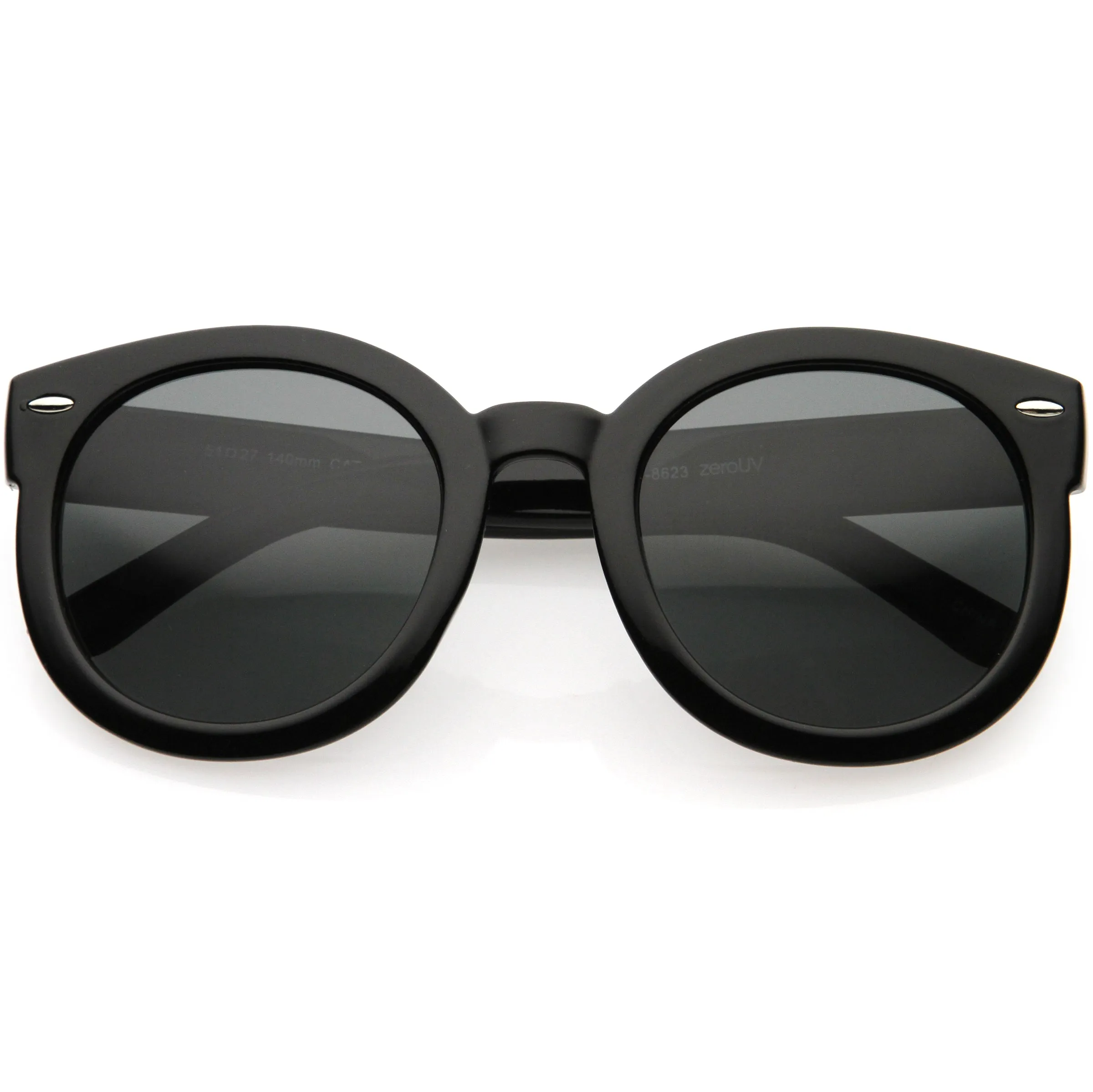 Polarized Retro Inspired High Fashion Oversize Round Sunglasses D094 sold by ZeroUV
