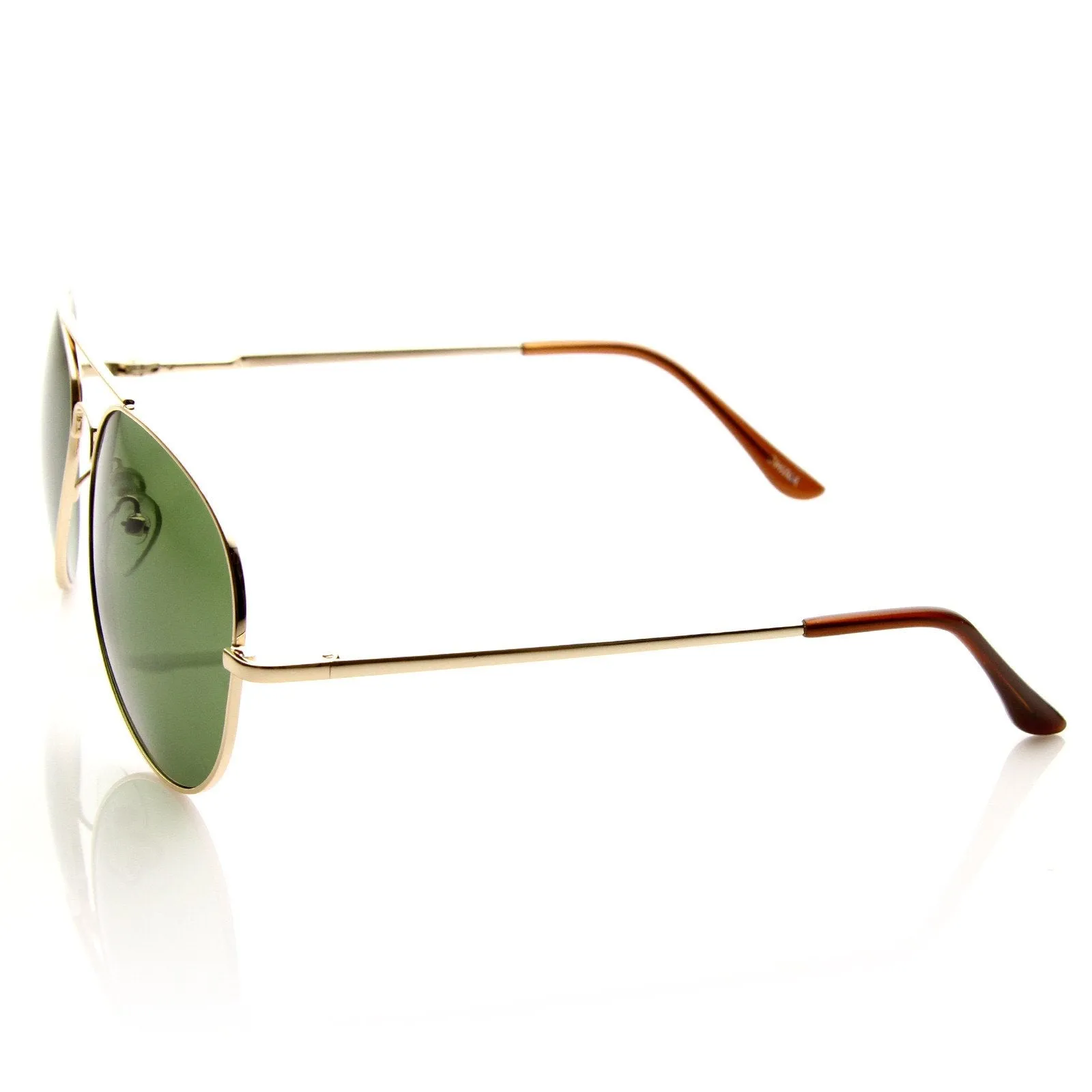 Classic Aviator Sunglasses Retro Metal Frame 1376 sold by ZeroUV product image thumbnail 5