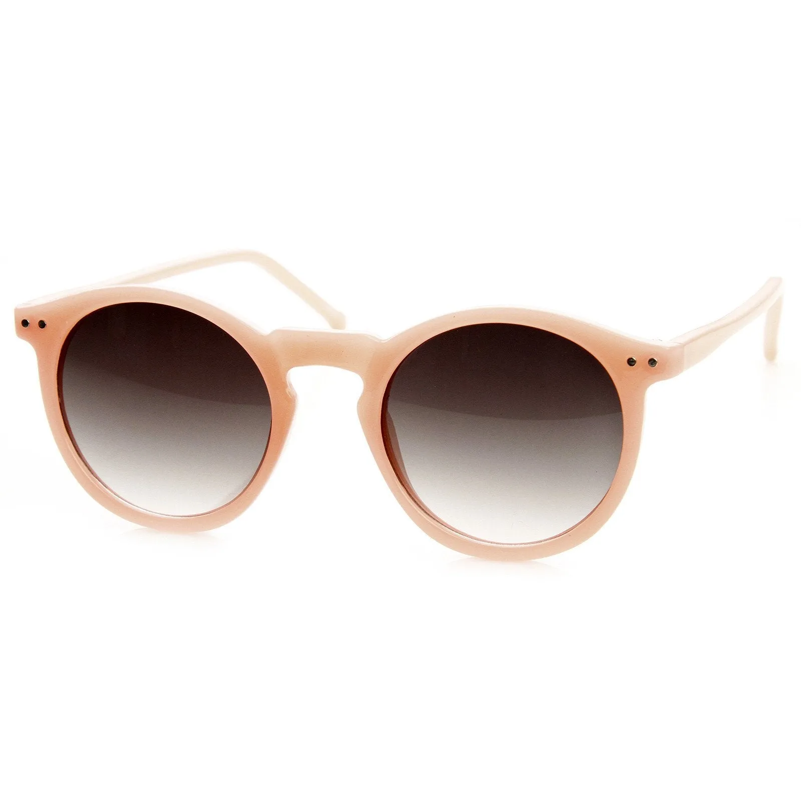 Cute Pastel Color Round P3 Key Hole Retro Womens Sunglasses 8928 sold by ZeroUV product image thumbnail 5